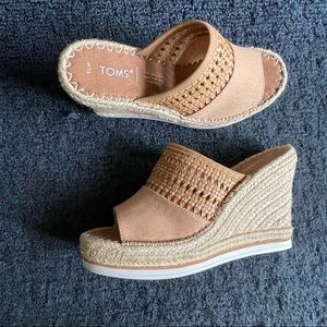 TOMS wedge heels
